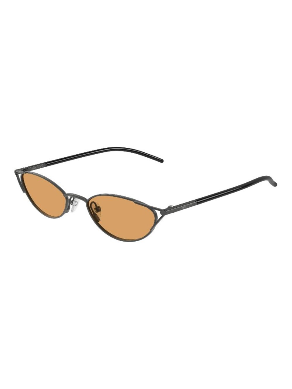 New Alexander McQueen Women's Sunglasses Silver Multicolor Lens Metal Frame 004